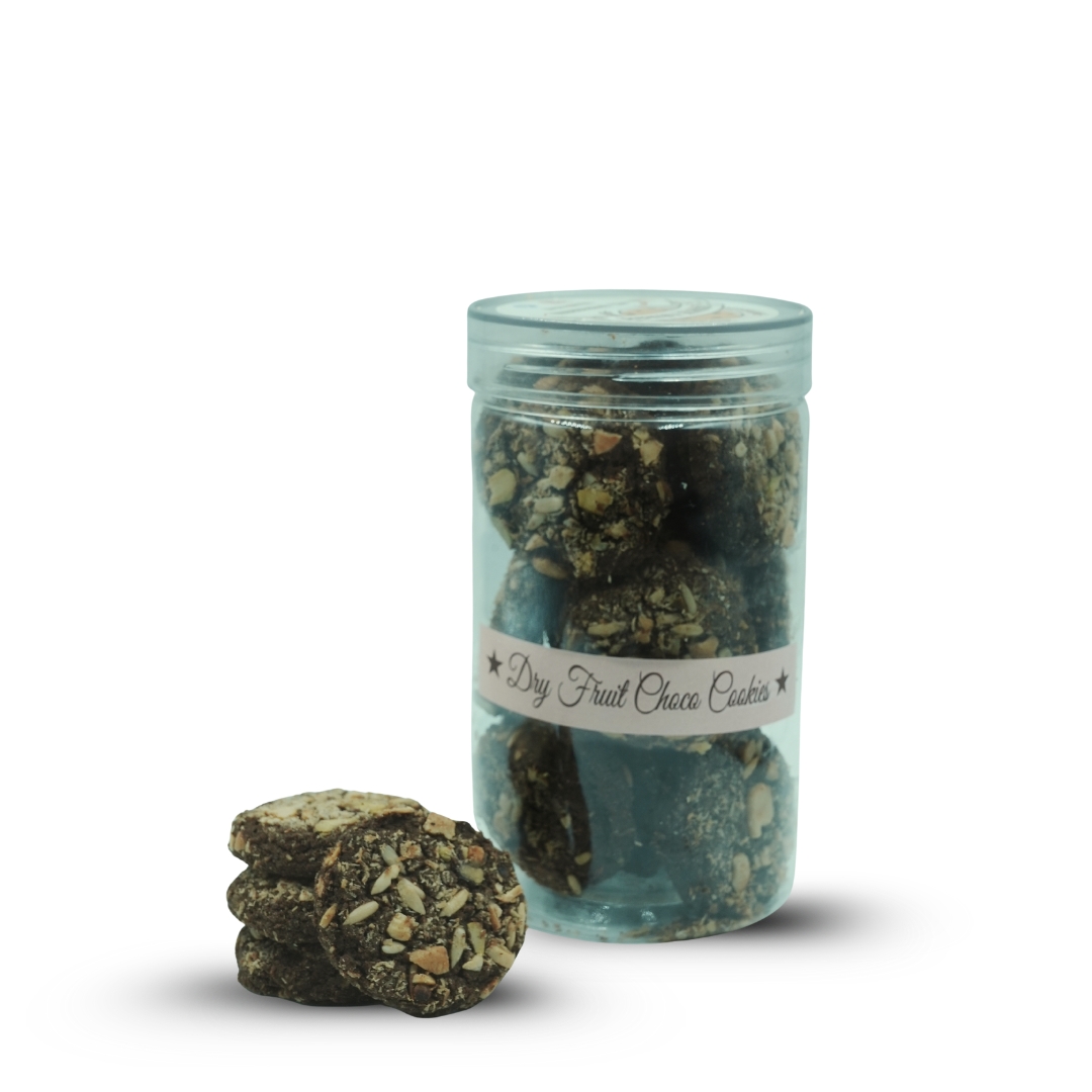 Dry Fruit Chocolate Cookies